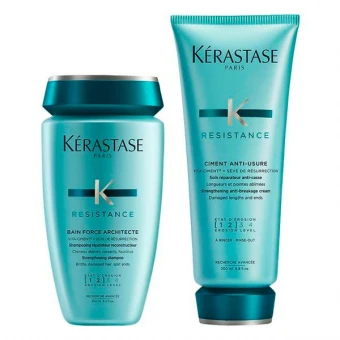Kérastase Resistance Pflegeduo Set (Shampoo 250 Ml + Conditioner 200 Ml) 3 Kérastase Resistance Pflegeduo Set (Shampoo 250 Ml + Conditioner 200 Ml)
