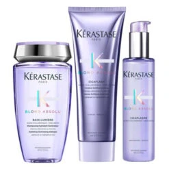 Kérastase Blond Absolu Trio (Shampoo 250 Ml + Pflege 250 Ml + Serum 150 Ml)