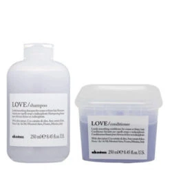 Davines Essential Haircare Love Smooth Set (Shampoo 250 Ml + Conditioner 250 Ml)