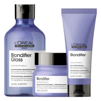 L'Oréal Professionnel Paris Serie Expert Blondifier Gloss Trio Set 3 L'Oréal Professionnel Paris Serie Expert Blondifier Gloss Trio Set