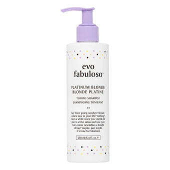 Evo Fabuloso Platinum Blonde Toning Shampoo 3 Evo Fabuloso Platinum Blonde Toning Shampoo